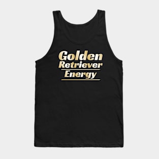 Golden Retriever Energy Tank Top